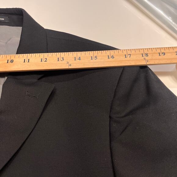 Pronto Uomo Black Wool Blend Sport Coat Blazer Jacket Size 42S - Picture 5 of 10